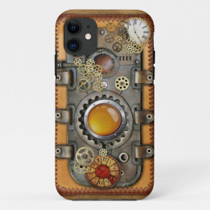 Case-Mate iPhone Case Steampunk en cuir
