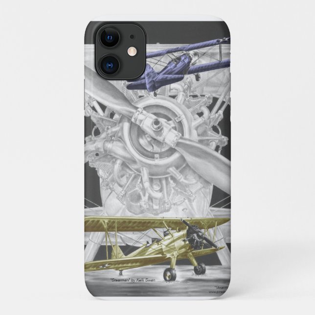Coques Case-Mate iPhone Stearman Biplane (Dos)