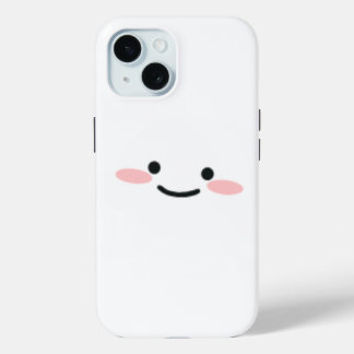 Coque Pour iPhone 15 Sticker Quby Cute customisé, Cadeau Anniversaire