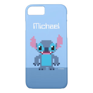 Coque iPhone 7 Stitch 8 bits  Votre nom