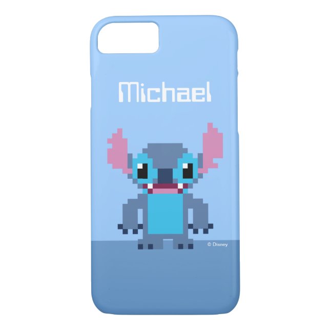 Coques Case-Mate iPhone Stitch 8 bits| Votre nom (Dos)