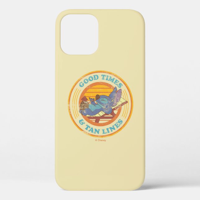Coques Case-Mate iPhone Stitch | Bons temps et lignes de bronzage (Verso)