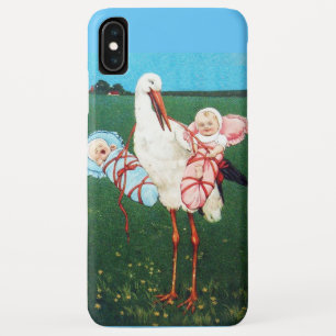 Etui iPhone Case-Mate STORE BABY SHOWER JUMEAU, Rose, Bleu Turquoise