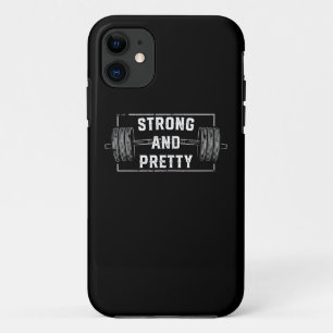 Case-Mate iPhone Case Strong and Pretty Funny Gym Quotes Tank Top