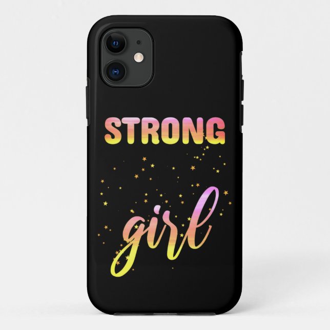 Coques Case-Mate iPhone Strong Girl Pastel Star (Dos)