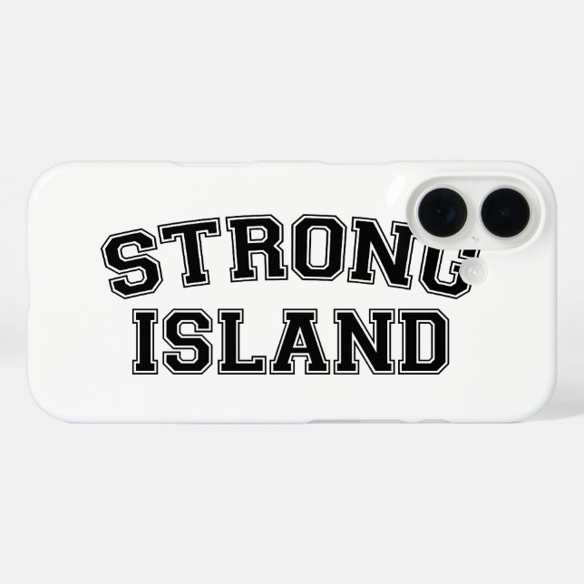Coques Case-Mate iPhone Strong Island, NYC, États-Unis (Verso (horizontal))