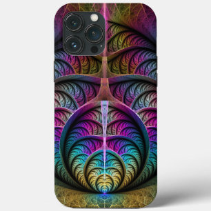 Case-Mate iPhone Case Structures vives Art Abstrait coloré Fractal