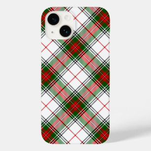 Coque Pour iPhone 14 Stuart / Stewart Red Green White Plaid