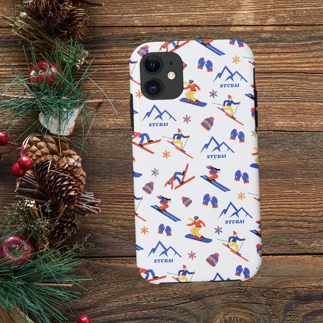 Coques Case-Mate iPhone Stubai Alpes Autriche Ski Snowboard Motif (Créateur téléchargé)