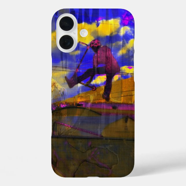 Coques Case-Mate iPhone Stunt Scooter Fine Art Sports Design (Verso)