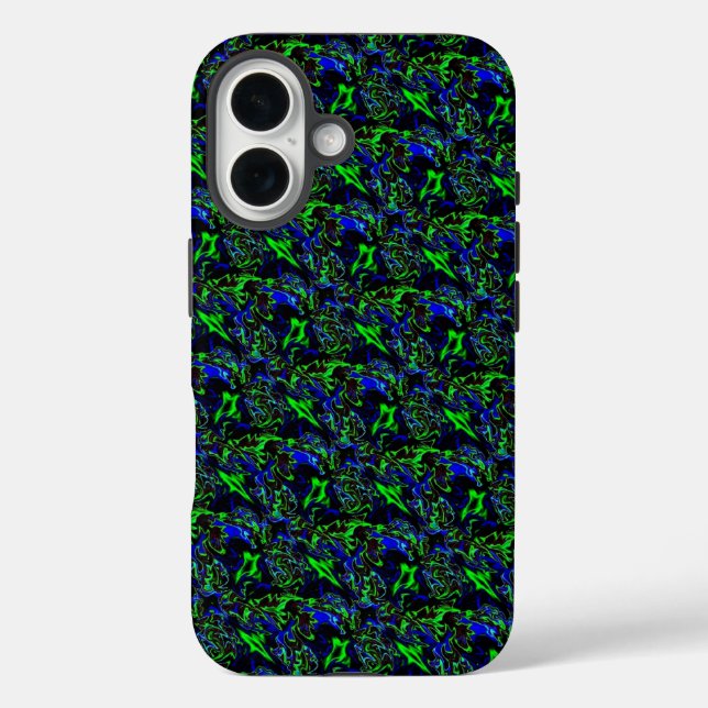 Coques Case-Mate iPhone Style de arc-en-ciel fou funky (Verso)