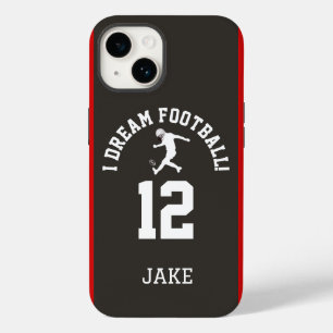 Coque Pour iPhone 14 Style de numéro de maillot de joueur de football