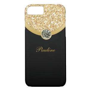 Etui iPhone Case-Mate Style de parties scintillantes de monogramme