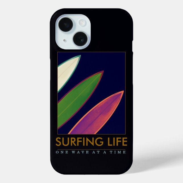 Coques Case-Mate iPhone Style de vie du surf (Verso)