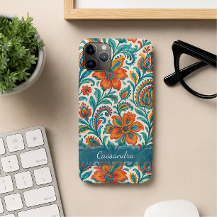 Case-Mate iPhone Case Style ethnique coloré Paisley Floral Art Motif
