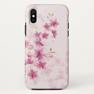 Coques Pour iPhone Style floral d'aquarelle de fleurs de cerisier de