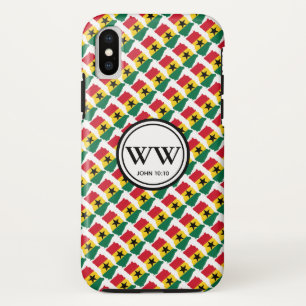 Case-Mate iPhone Case Stylé GHANA Monogramme Vie Abondante Jean 10:10
