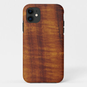 Case-Mate iPhone Case Style hawaïen bouclé en bois de Koa