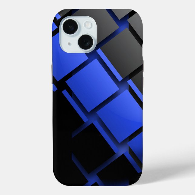 Coques Case-Mate iPhone Style Ligne Bleue Mince (Verso)