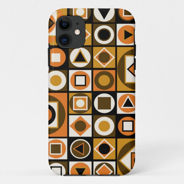 Coques Case-Mate iPhone Style Moderne Du Milieu Du Siècle 13 (Dos)