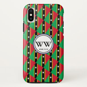 Case-Mate iPhone Case Stylé ST KITTS & NEVIS Monogramme Vie Abondante