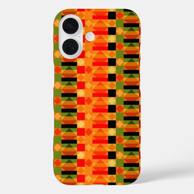 Coques Case-Mate iPhone Style textile Kente africain (Verso)