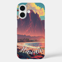 Style vintage Hawaiian Travel Honolulu Mid-Pacific