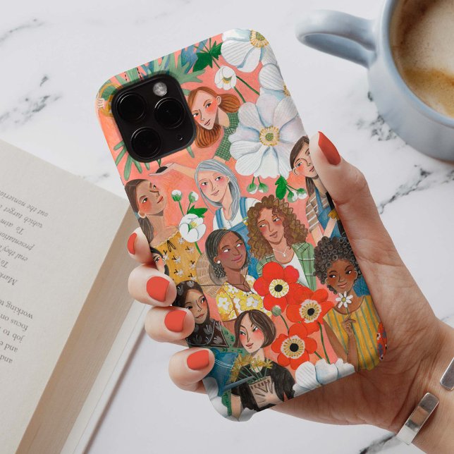 Coques Case-Mate iPhone Stylish International Women's Day Illustration Cas (Créateur téléchargé)