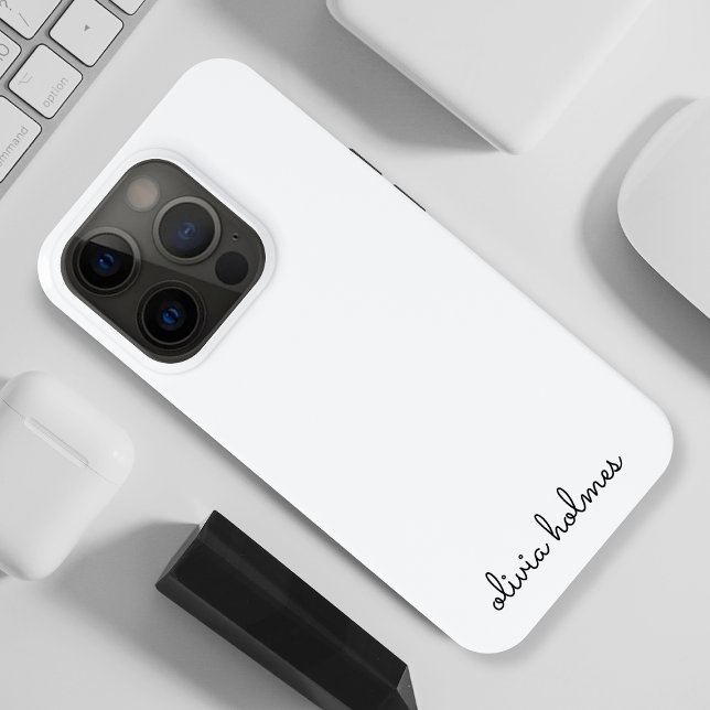 Coques Case-Mate iPhone Stylish monogram | Minimaliste moderne (Créateur téléchargé)
