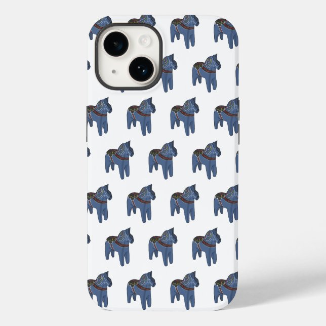 Coques Case-Mate iPhone Suède Dala Horse Dalecarlian suédois (Verso)