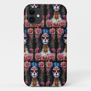 Case-Mate iPhone Case Sugar Skull Art - Femme traditionnelle