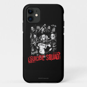 Coques Pour iPhone Suicide Squad   Grunge Group Photo