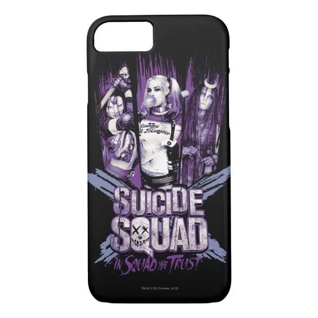 Coques Case-Mate iPhone Suicide Squad | Squad Girls "In Squad We Trust" (Dos)