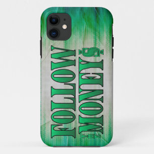 Case-Mate iPhone Case Suivez l'argent - Grunge