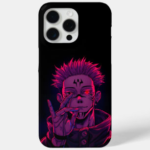 Coque iPhone 15 Pro Max Sukuna Néon Malveillant