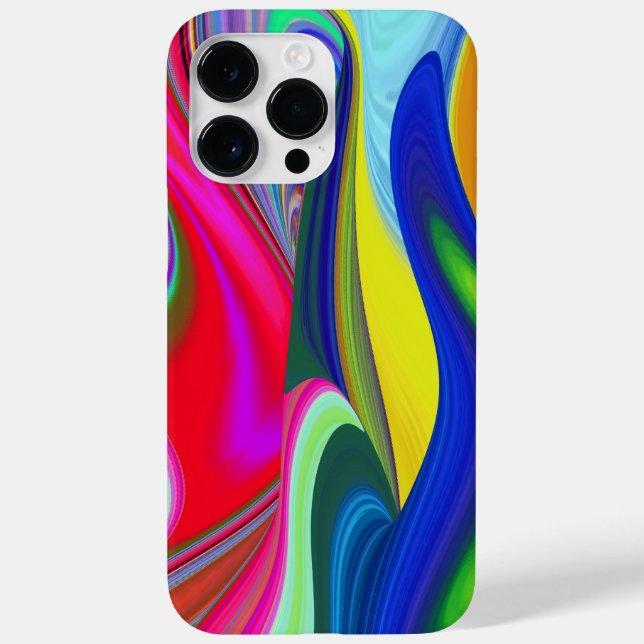 Coques Case-Mate iPhone Summerrainbow, Rainbowart 3D Abstrait (Verso)