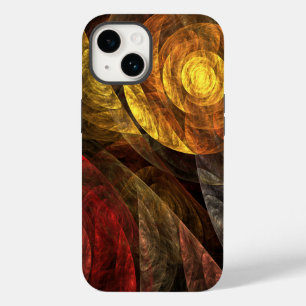Coque Pour iPhone 14 Sun Flower Floral Moderne Art Motif Abstrait