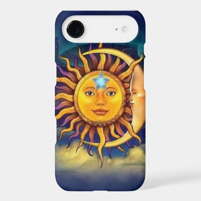 Coques Case-Mate iPhone Sun jaune et lune (Verso)