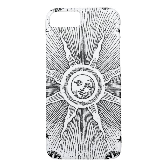 Coques Case-Mate iPhone Sun Stars Antique Nuit Ciel Médiéval Zodiac (Dos)