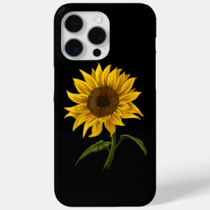 Coque iPhone 15 Pro Max Sunflower Sunshine Floral Aquarelle Fleur