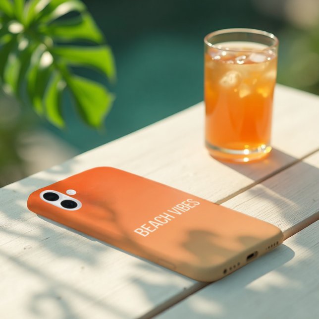 Coques Case-Mate iPhone Sunset Beach Vibes - Moderne Dégradé (Sunset gradient style for your tech. Carry 'Beach Vibes' everywhere.)