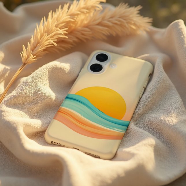 Coques Case-Mate iPhone Sunset Harmony Wave (Wrap your phone in serenity. Sunset Harmony style for your everyday moments.)