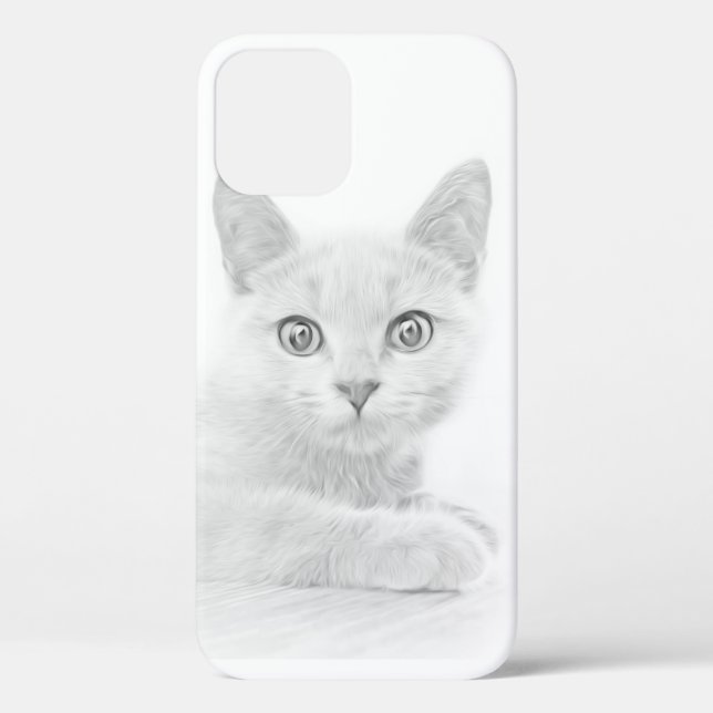 Coques Case-Mate iPhone SUPER CUTE Kitten Portrait (Verso)