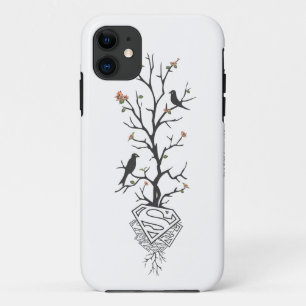 Coque iPhone 11 Super girl Birds in the Tree