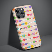 Super Good Vibes Love Smile Retro Beads Coque-Mate