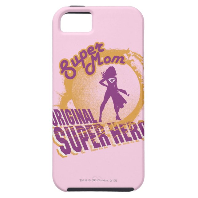 Coques Case-Mate iPhone Super Hero original Super Maman (Dos)