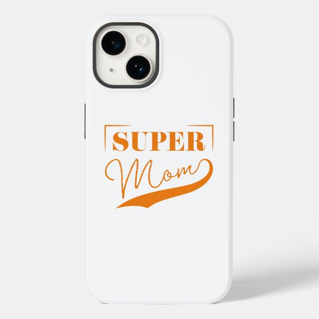 Coques Case-Mate iPhone Super Maman (Verso)