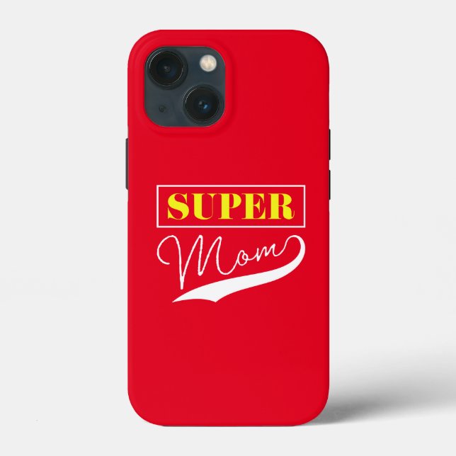 Coques Case-Mate iPhone Super Maman (Verso)