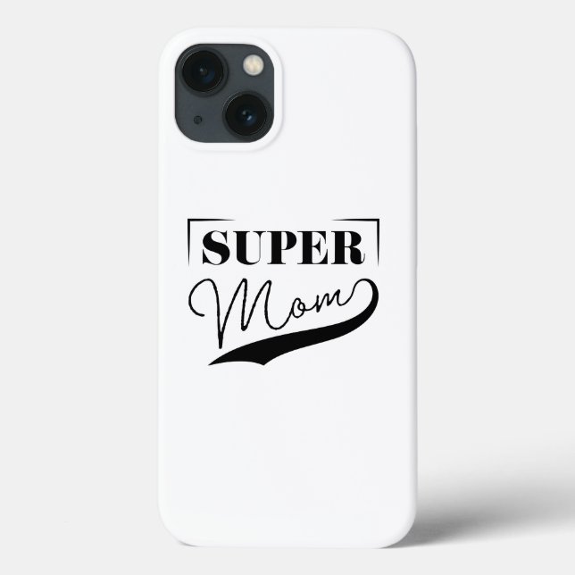 Coques Case-Mate iPhone Super Maman (Verso)