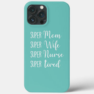 Case-Mate iPhone Case Super Maman Super Femme Super infirmière Super Tir